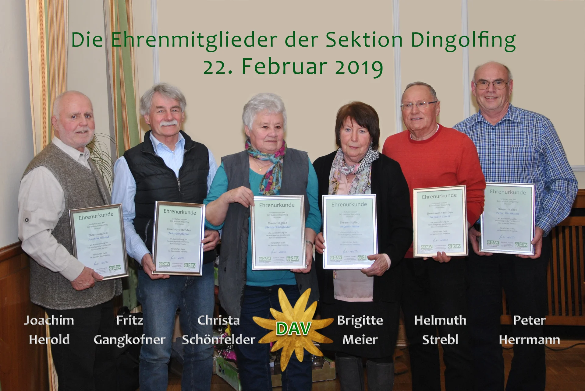 Ehrenmitglieder 2019 | © Ehrenmitglieder 2019