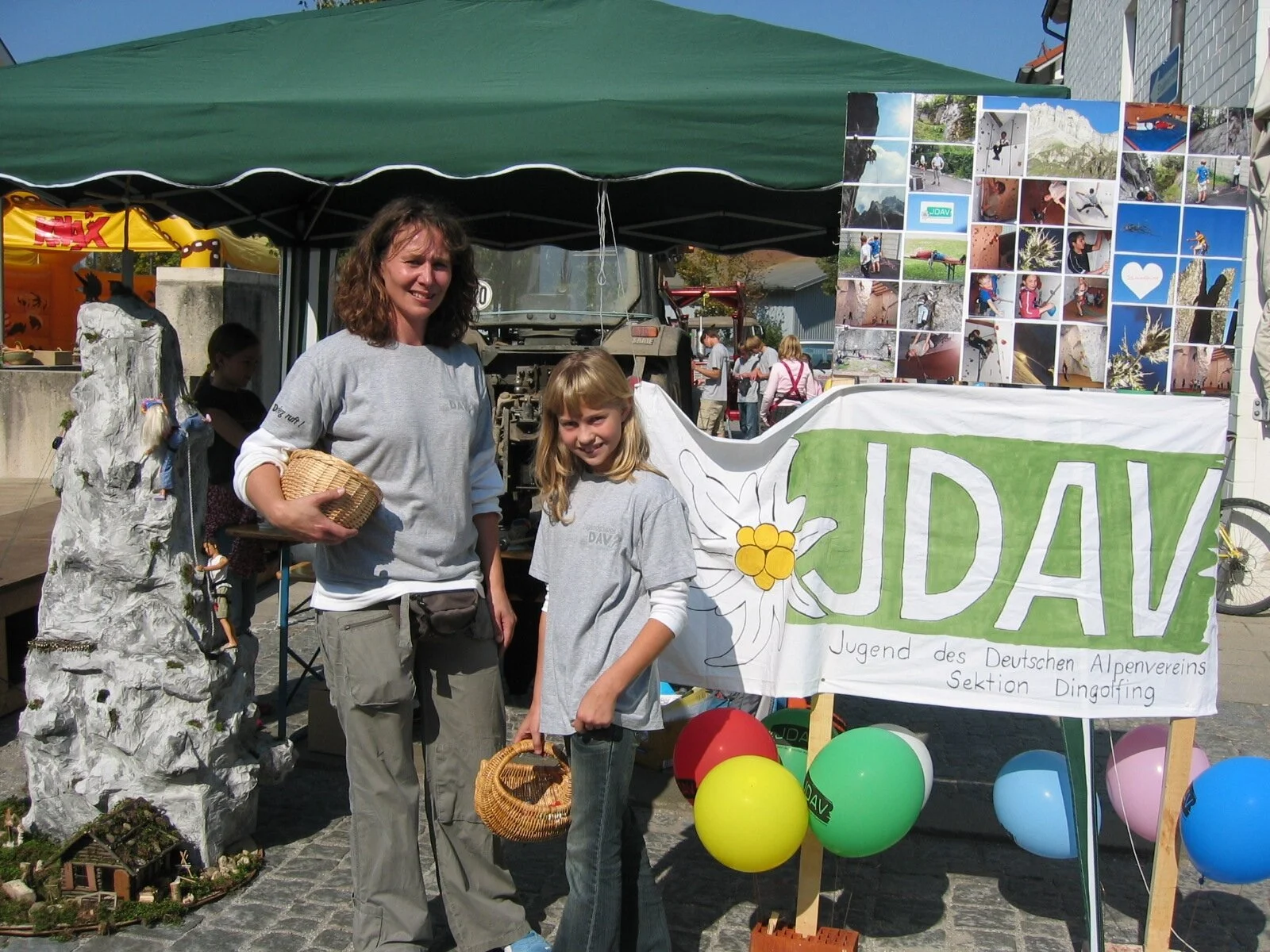 Unser Jugendverband präsentierte sich beim Ökomarkt in Landau | © Dambeck Michaela
