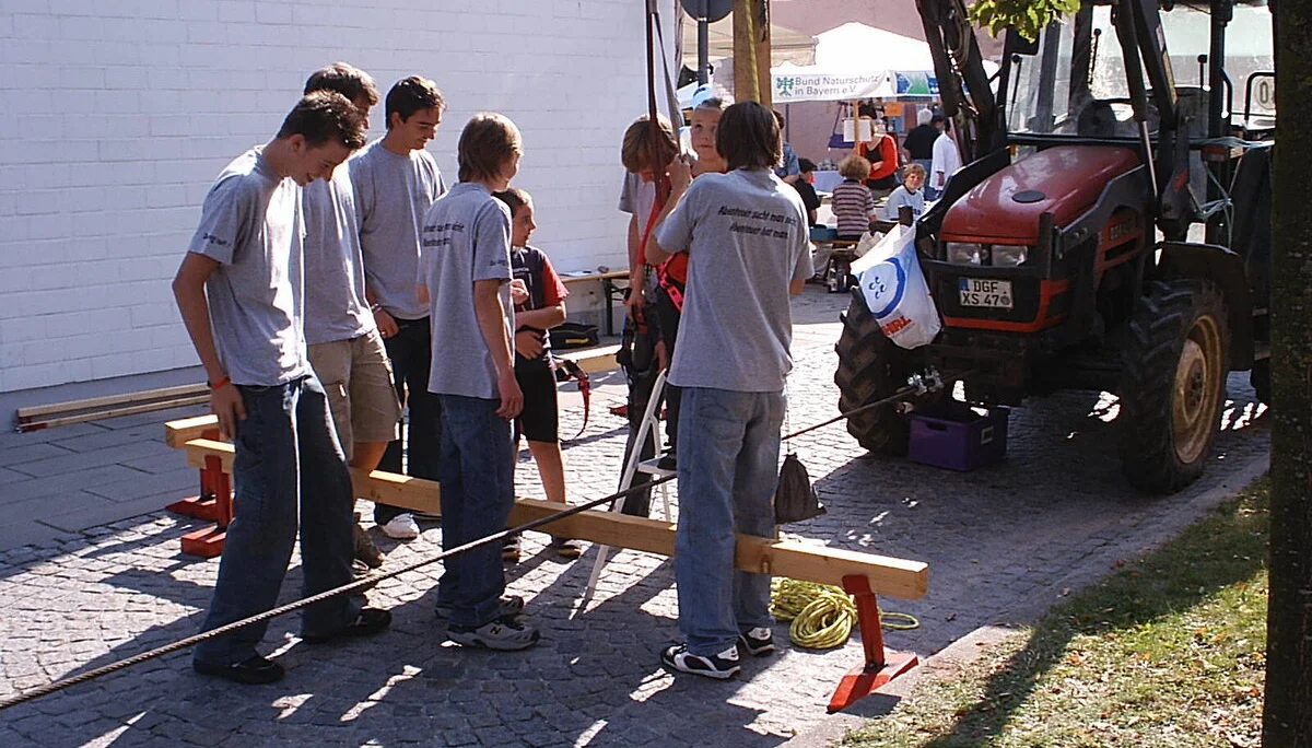 Unser Jugendverband präsentierte sich beim Ökomarkt in Landau | © Dambeck Michaela