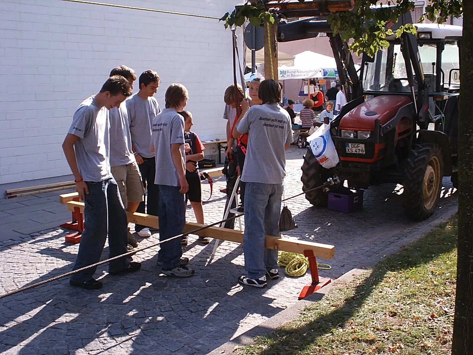 Unser Jugendverband präsentierte sich beim Ökomarkt in Landau | © Dambeck Michaela