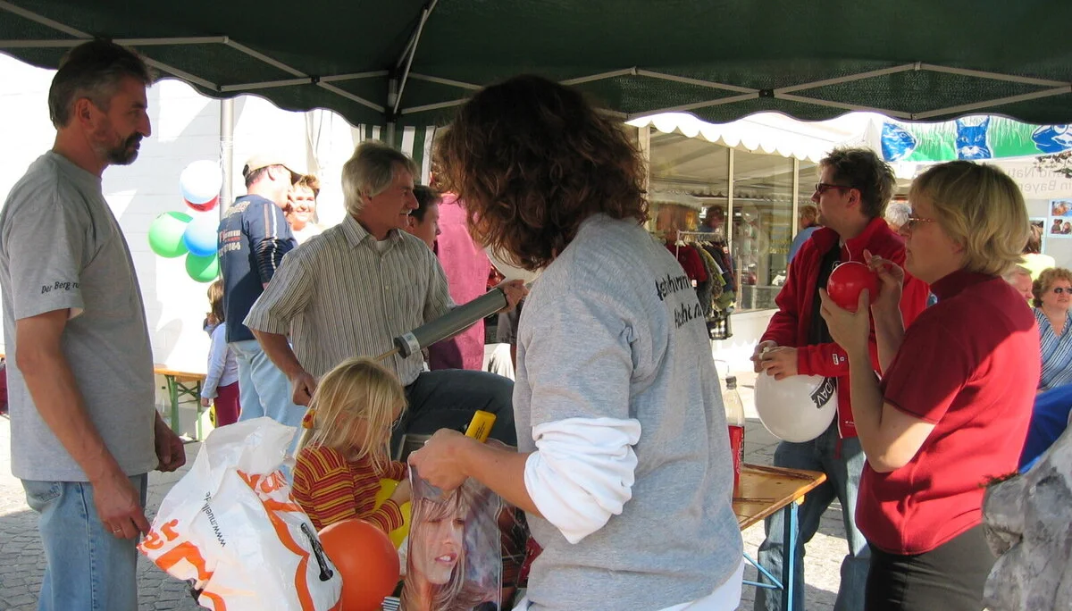Unser Jugendverband präsentierte sich beim Ökomarkt in Landau | © Dambeck Michaela