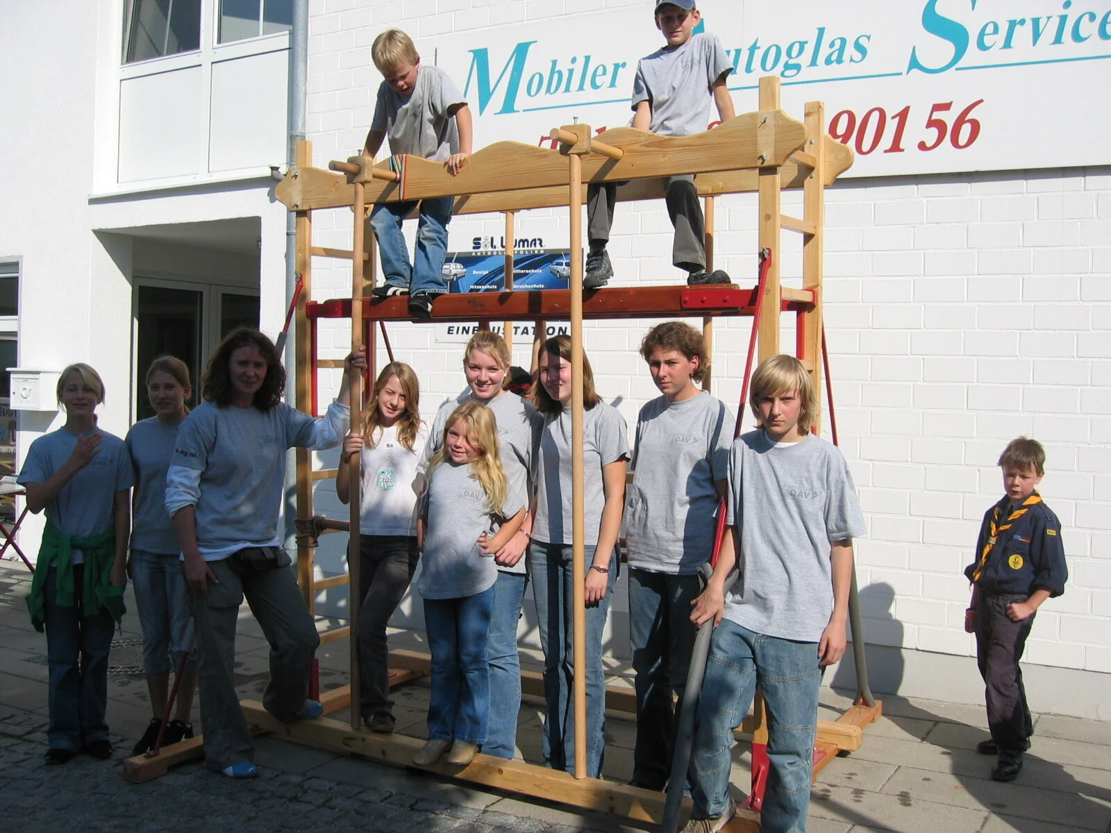Unser Jugendverband präsentierte sich beim Ökomarkt in Landau | © Dambeck Michaela