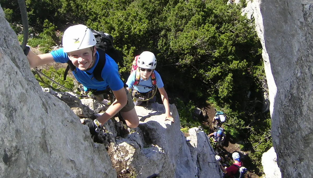 Klettersteigkurs der Jugendgruppe | © Widl Konrad