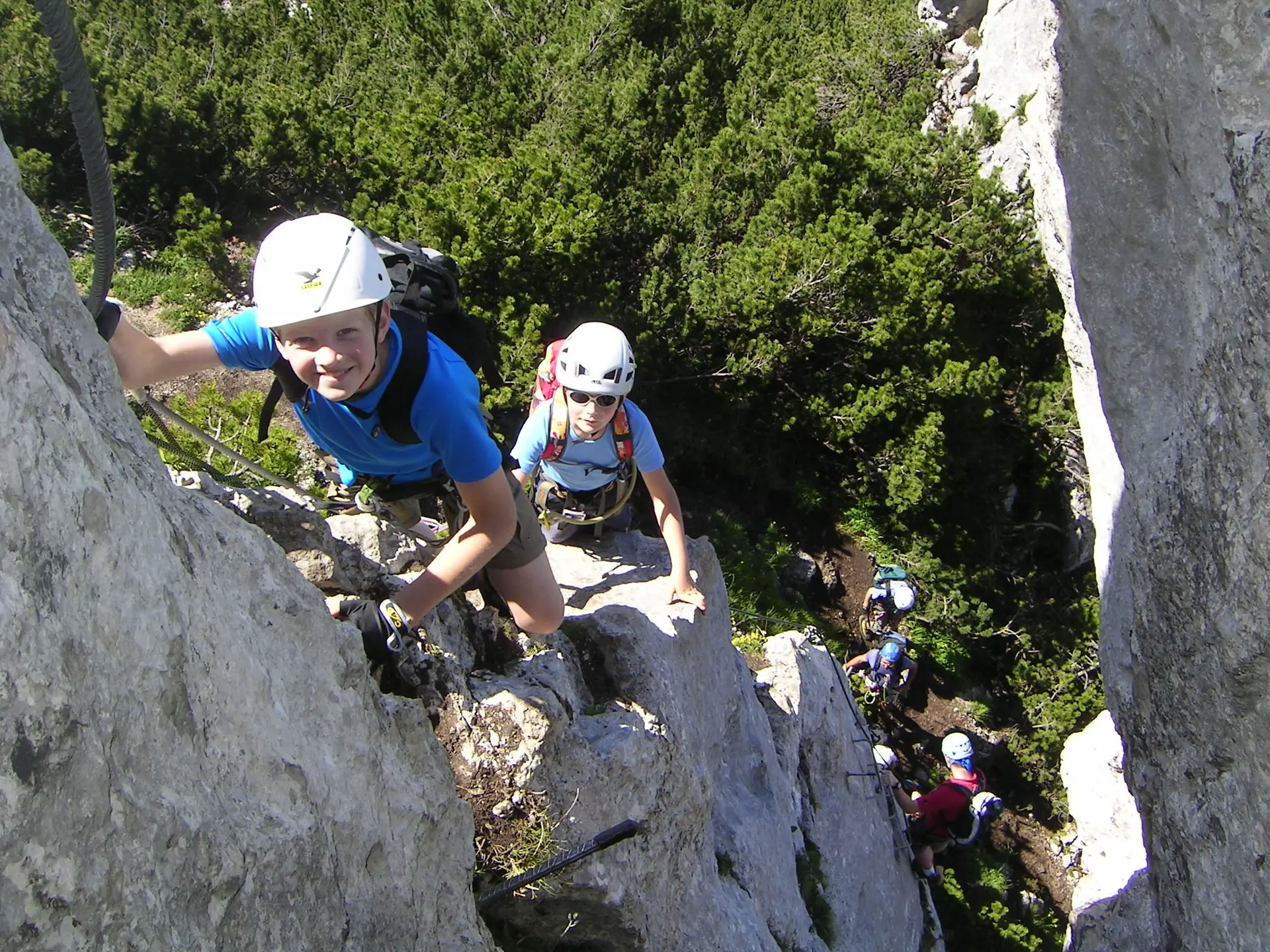 Klettersteigkurs der Jugendgruppe | © Widl Konrad