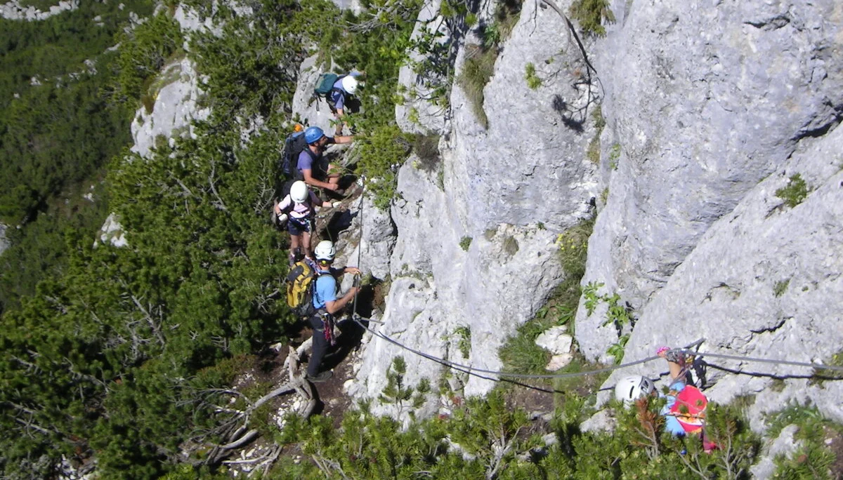 Klettersteigkurs der Jugendgruppe | © Widl Konrad