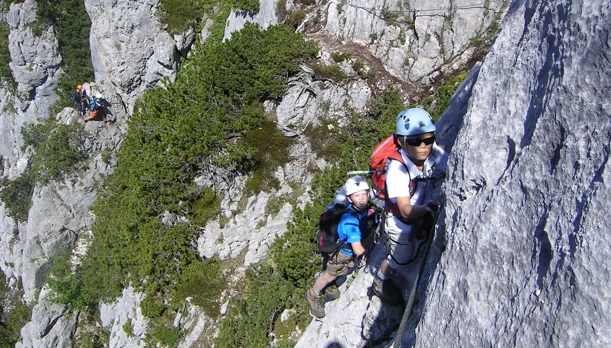 Klettersteigkurs der Jugendgruppe | © Widl Konrad