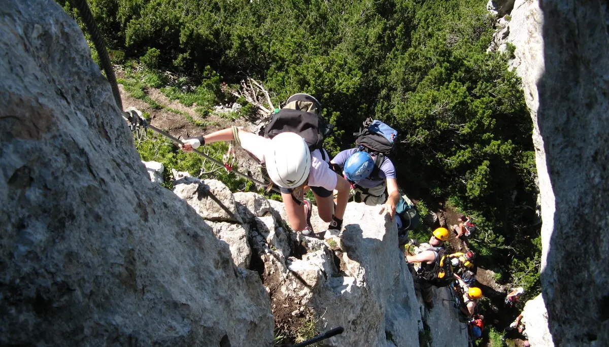 Klettersteigkurs der Jugendgruppe | © Widl Konrad
