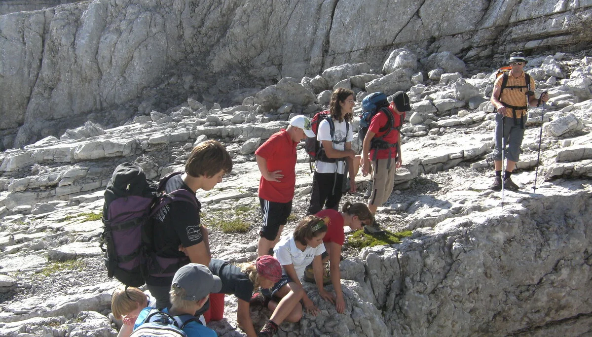 Beim Klettern in den Loferer Steinbergen | © Drexler Magarete