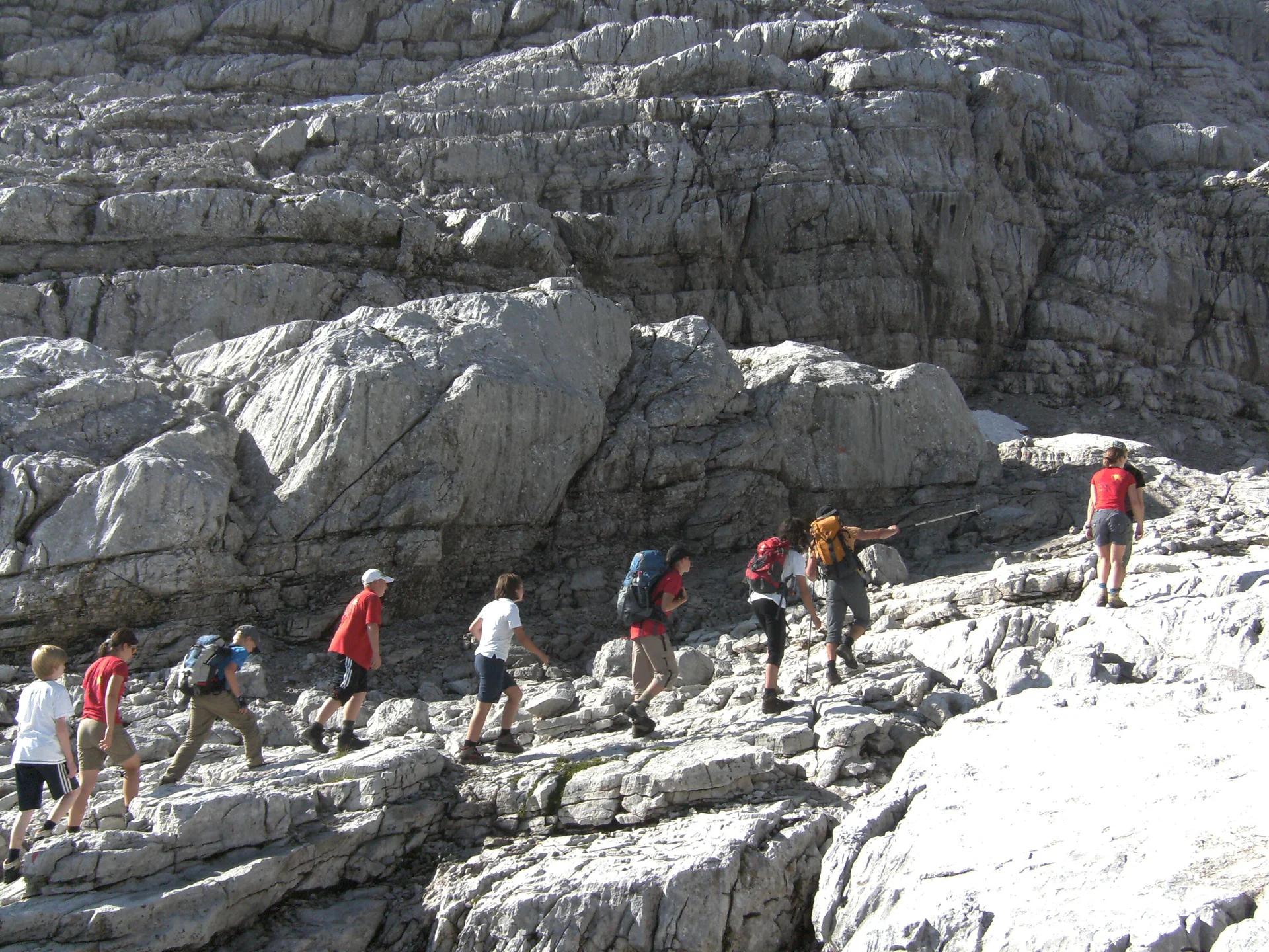 Beim Klettern in den Loferer Steinbergen | © Drexler Magarete