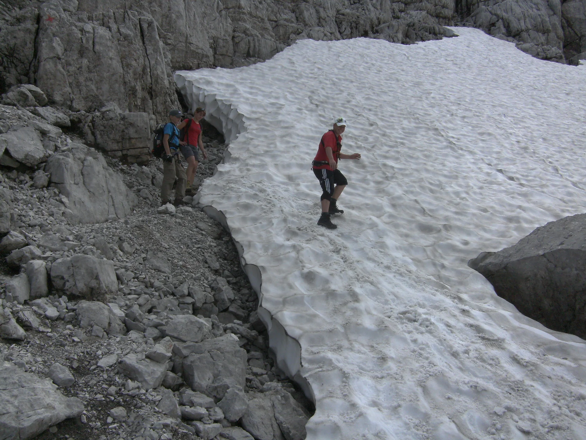 Beim Klettern in den Loferer Steinbergen | © Drexler Magarete