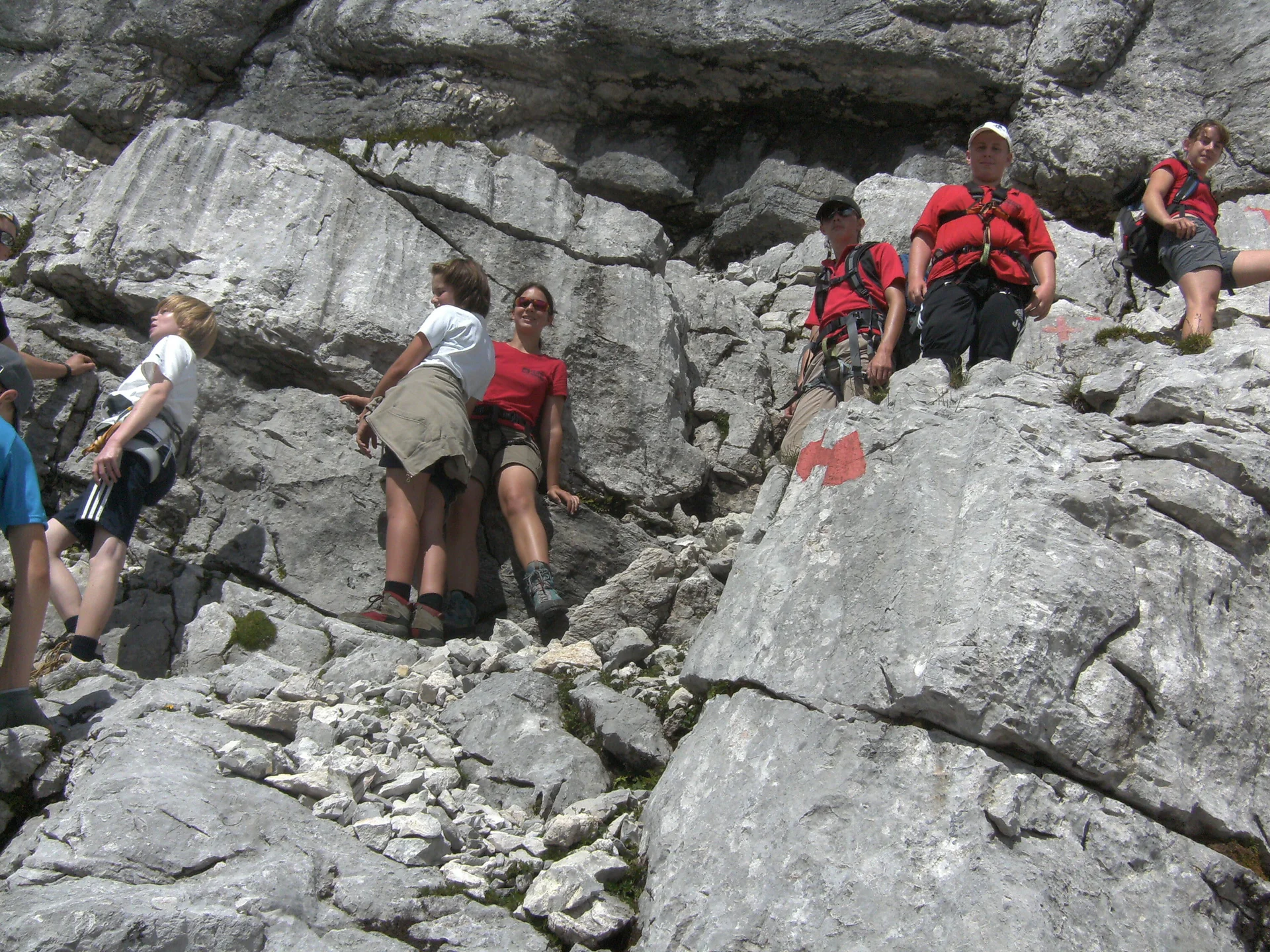 Beim Klettern in den Loferer Steinbergen | © Drexler Magarete