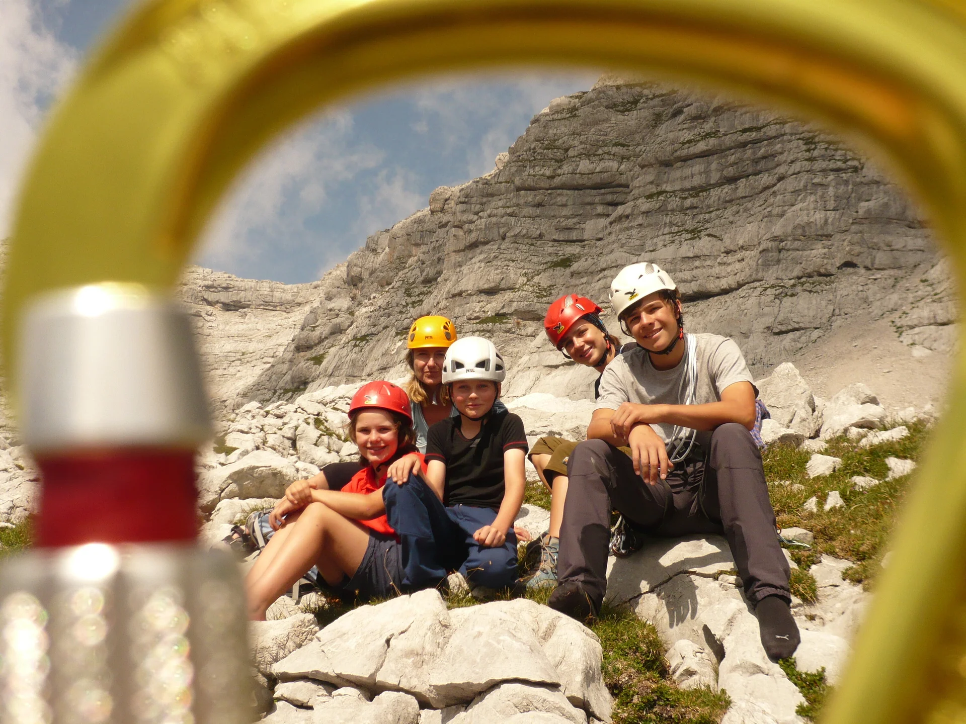 Beim Klettern in den Loferer Steinbergen | © Drexler Magarete