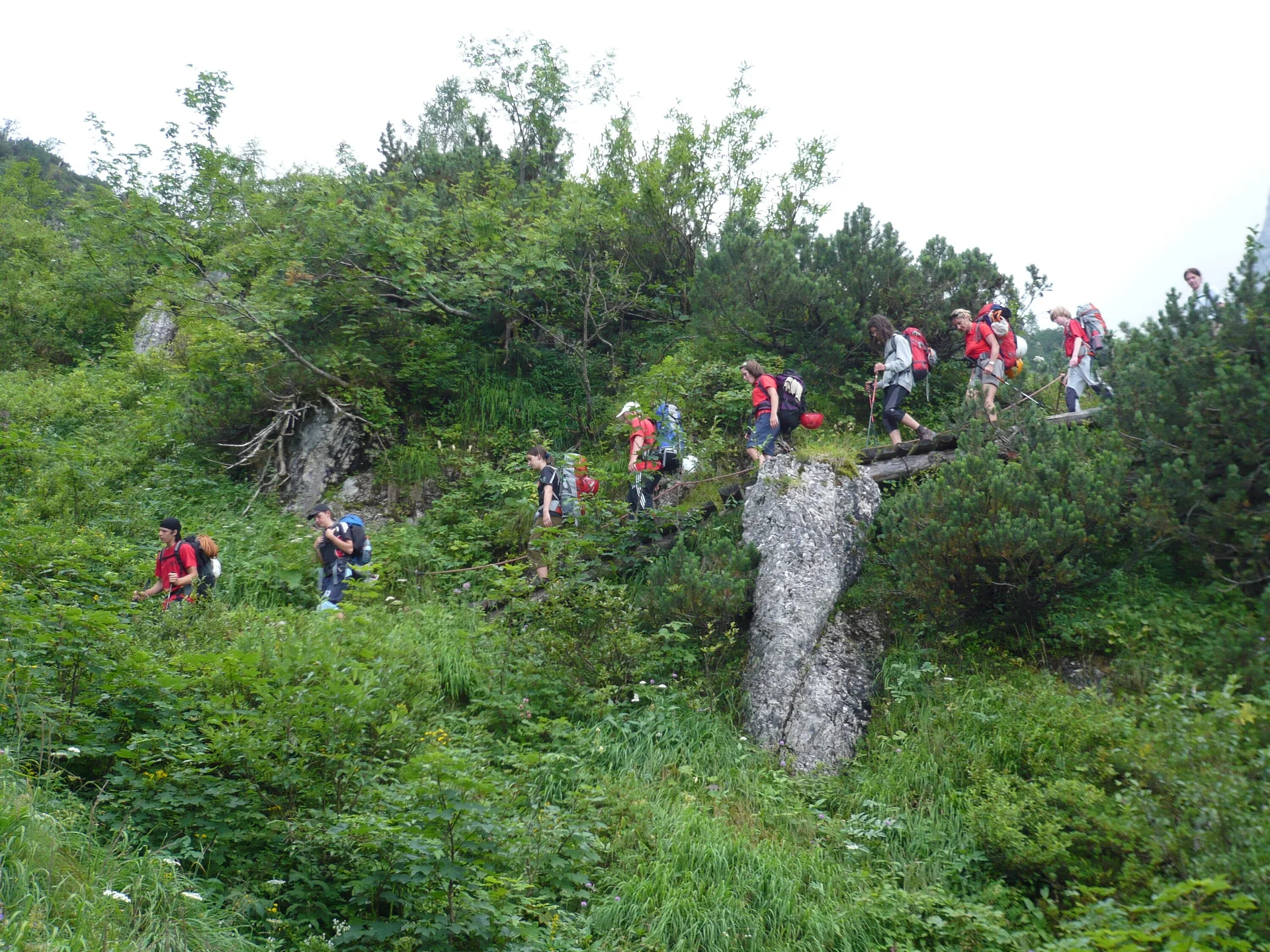 Beim Klettern in den Loferer Steinbergen | © Drexler Magarete