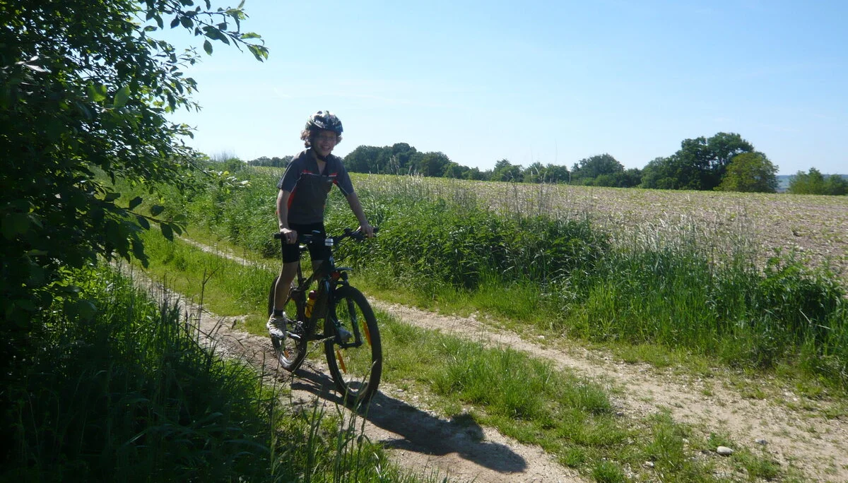 Mountainbike in den Isarhangleiten | © Drexler Magarete