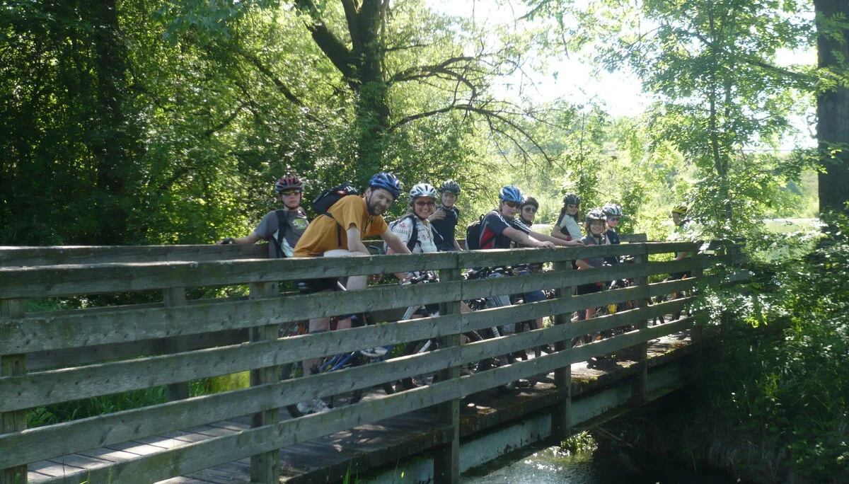 Mountainbike in den Isarhangleiten | © Drexler Magarete