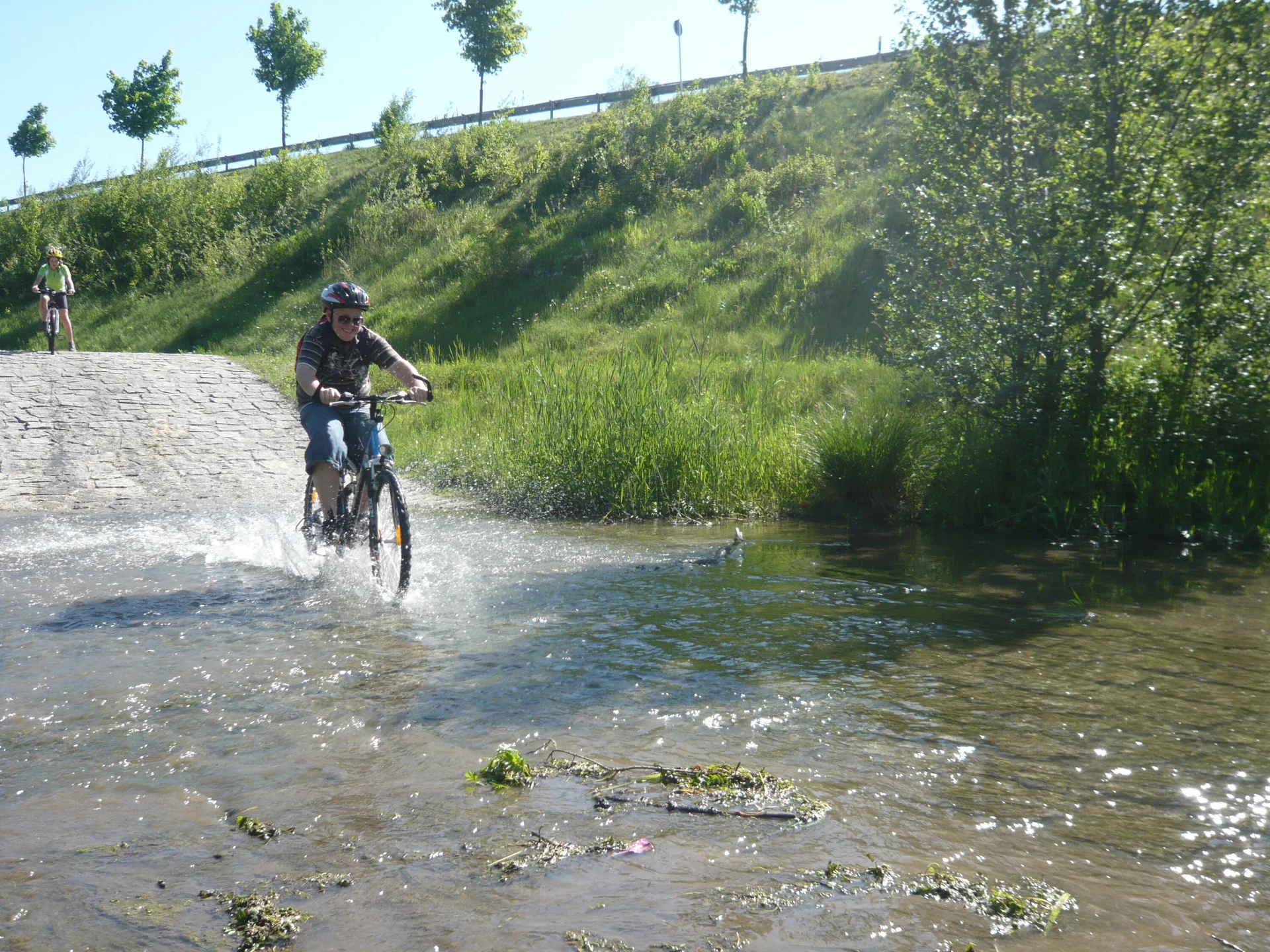 Mountainbike in den Isarhangleiten | © Drexler Magarete