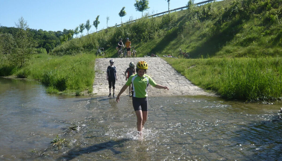 Mountainbike in den Isarhangleiten | © Drexler Magarete