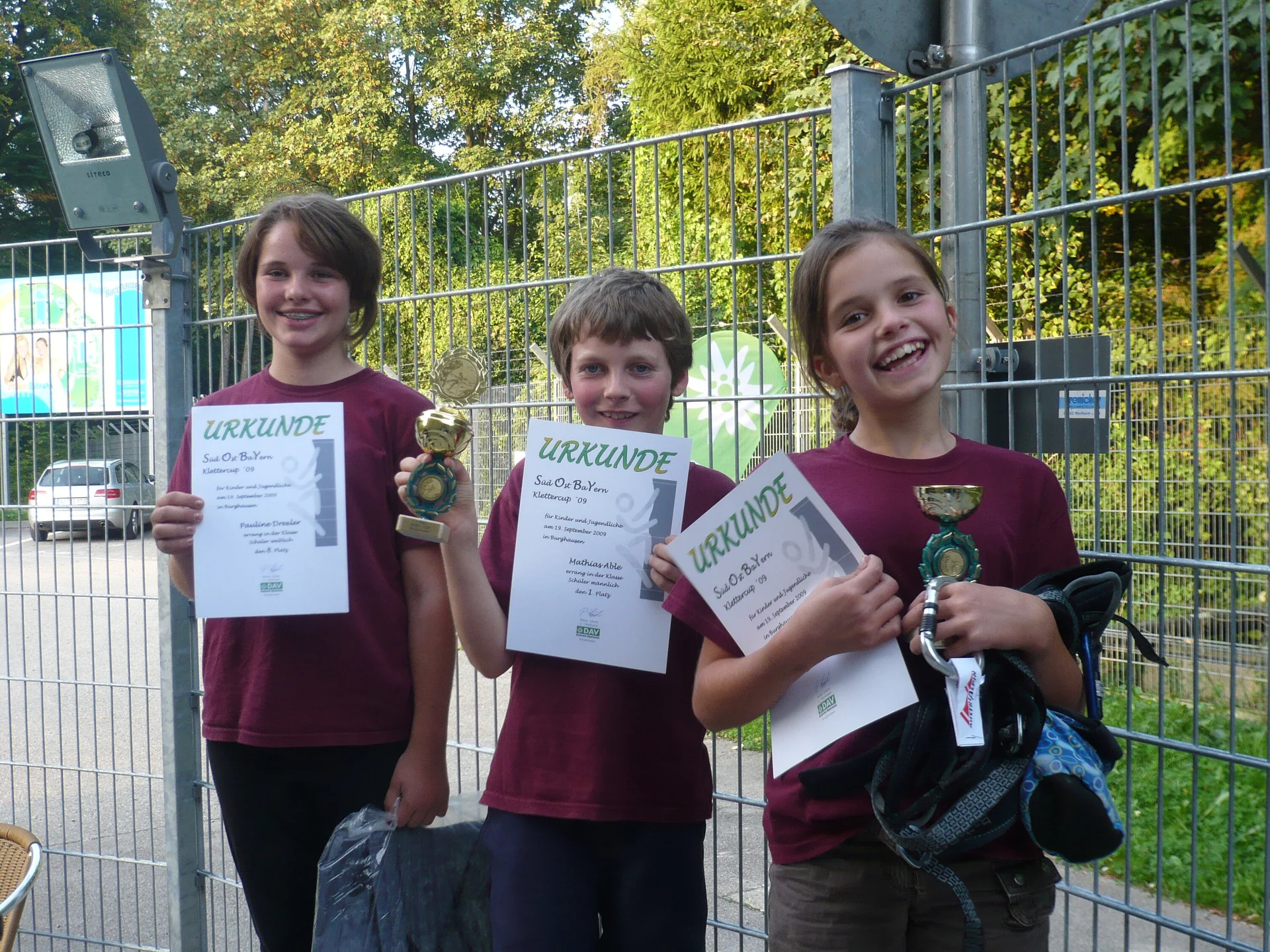 Beim SOBY Klettercup in Burghausen | © Drexler Magarete