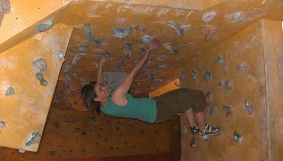 In der DAV Kletteranlage München/Thalkirchen | © Drexler Magarete