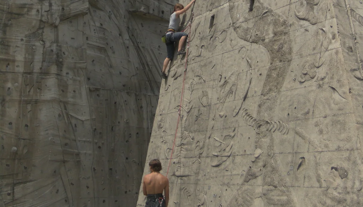 In der DAV Kletteranlage München/Thalkirchen | © Drexler Magarete