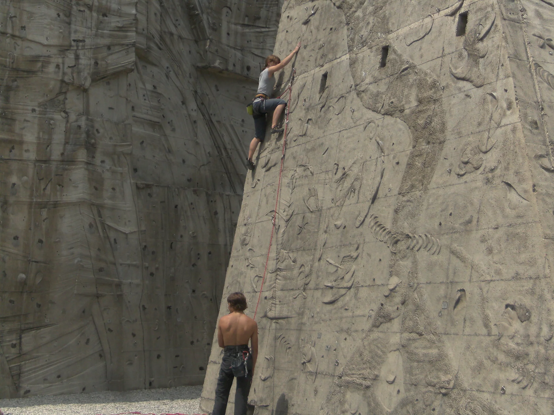 In der DAV Kletteranlage München/Thalkirchen | © Drexler Magarete