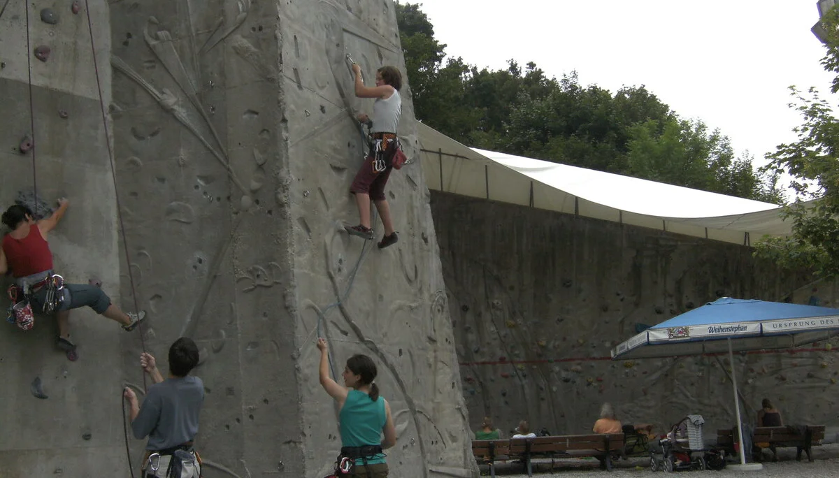 In der DAV Kletteranlage München/Thalkirchen | © Drexler Magarete