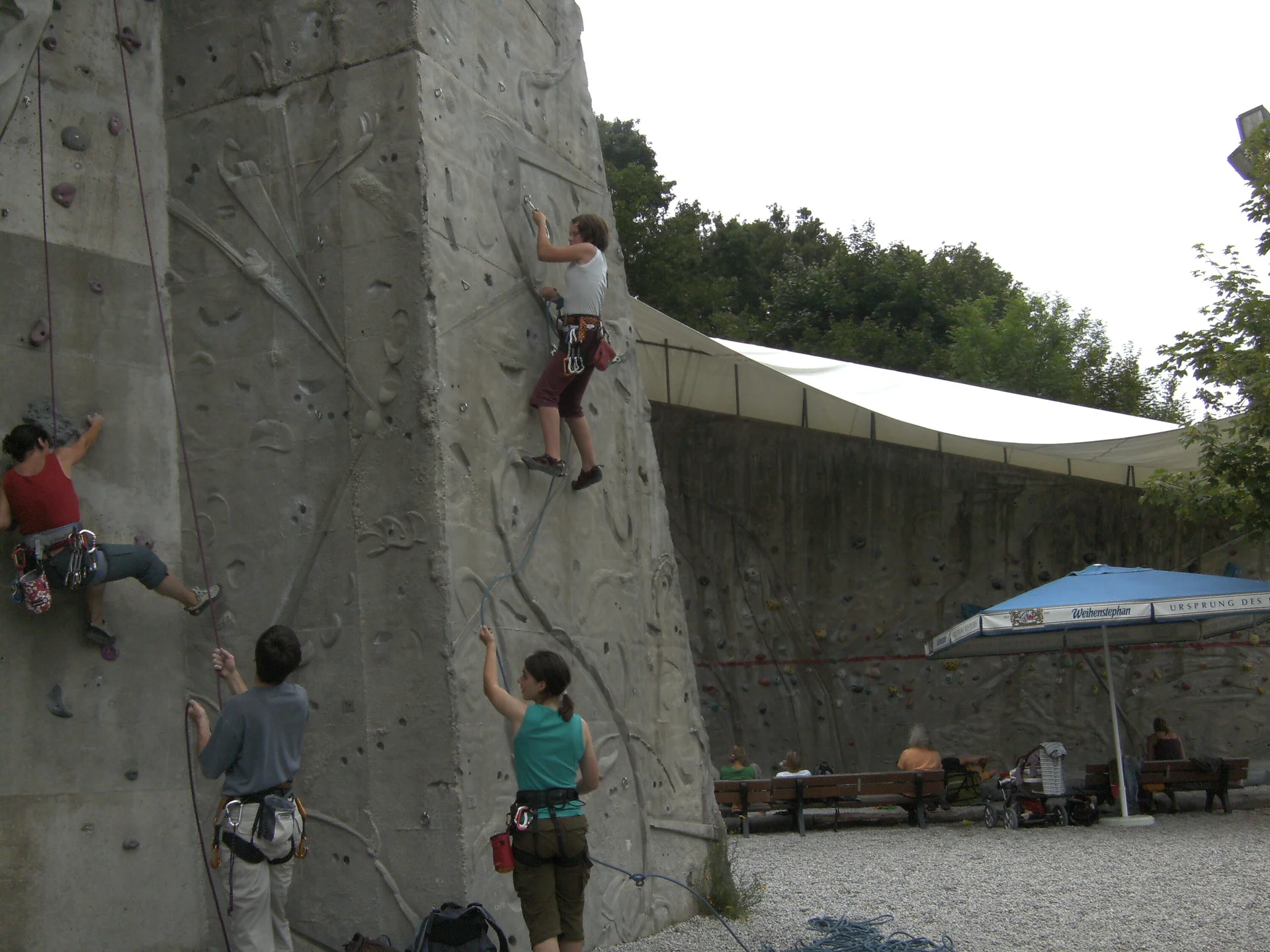 In der DAV Kletteranlage München/Thalkirchen | © Drexler Magarete