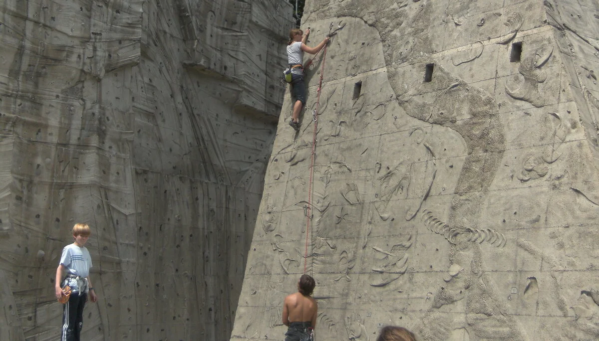 In der DAV Kletteranlage München/Thalkirchen | © Drexler Magarete