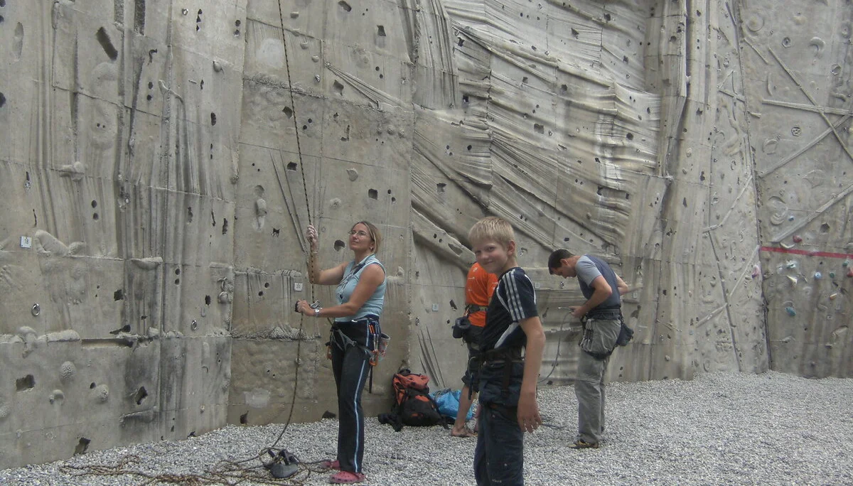 In der DAV Kletteranlage München/Thalkirchen | © Drexler Magarete