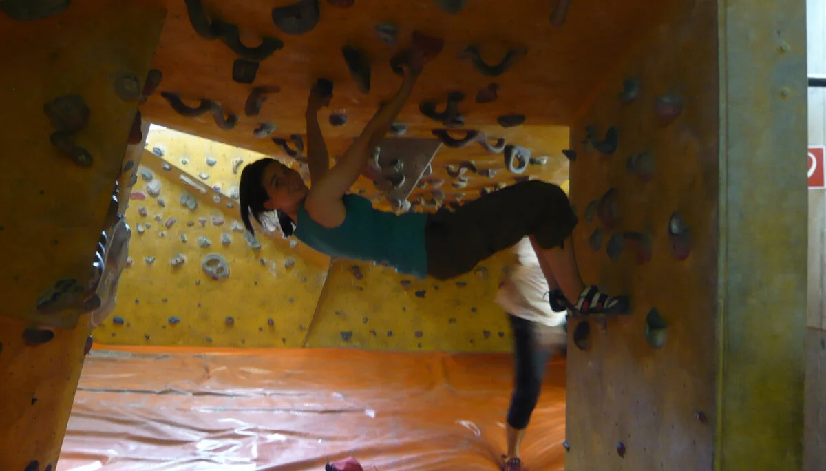 In der DAV Kletteranlage München/Thalkirchen | © Drexler Magarete