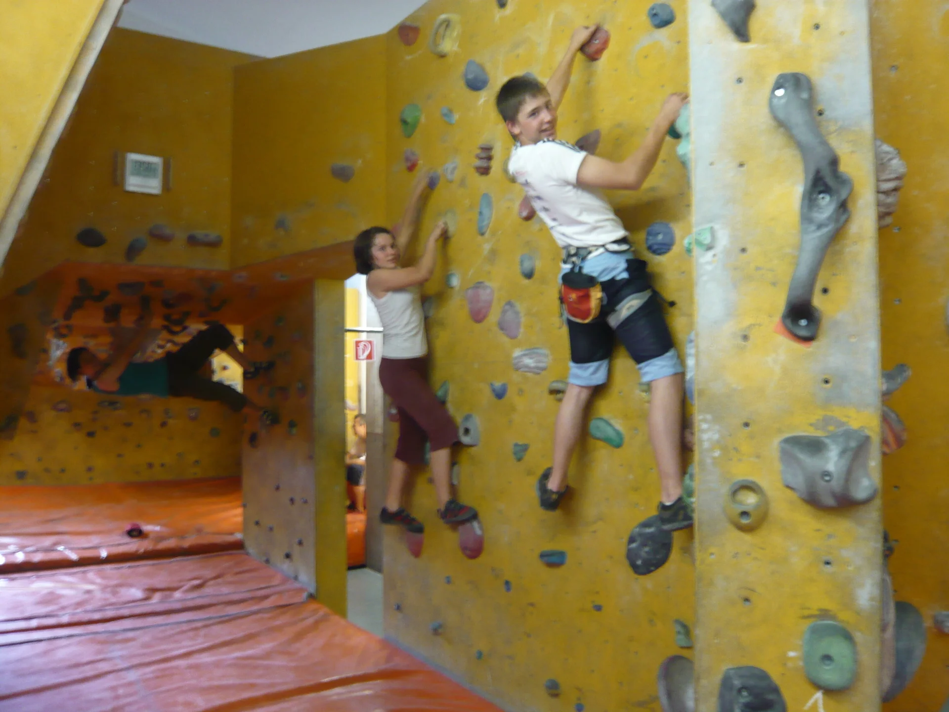 In der DAV Kletteranlage München/Thalkirchen | © Drexler Magarete