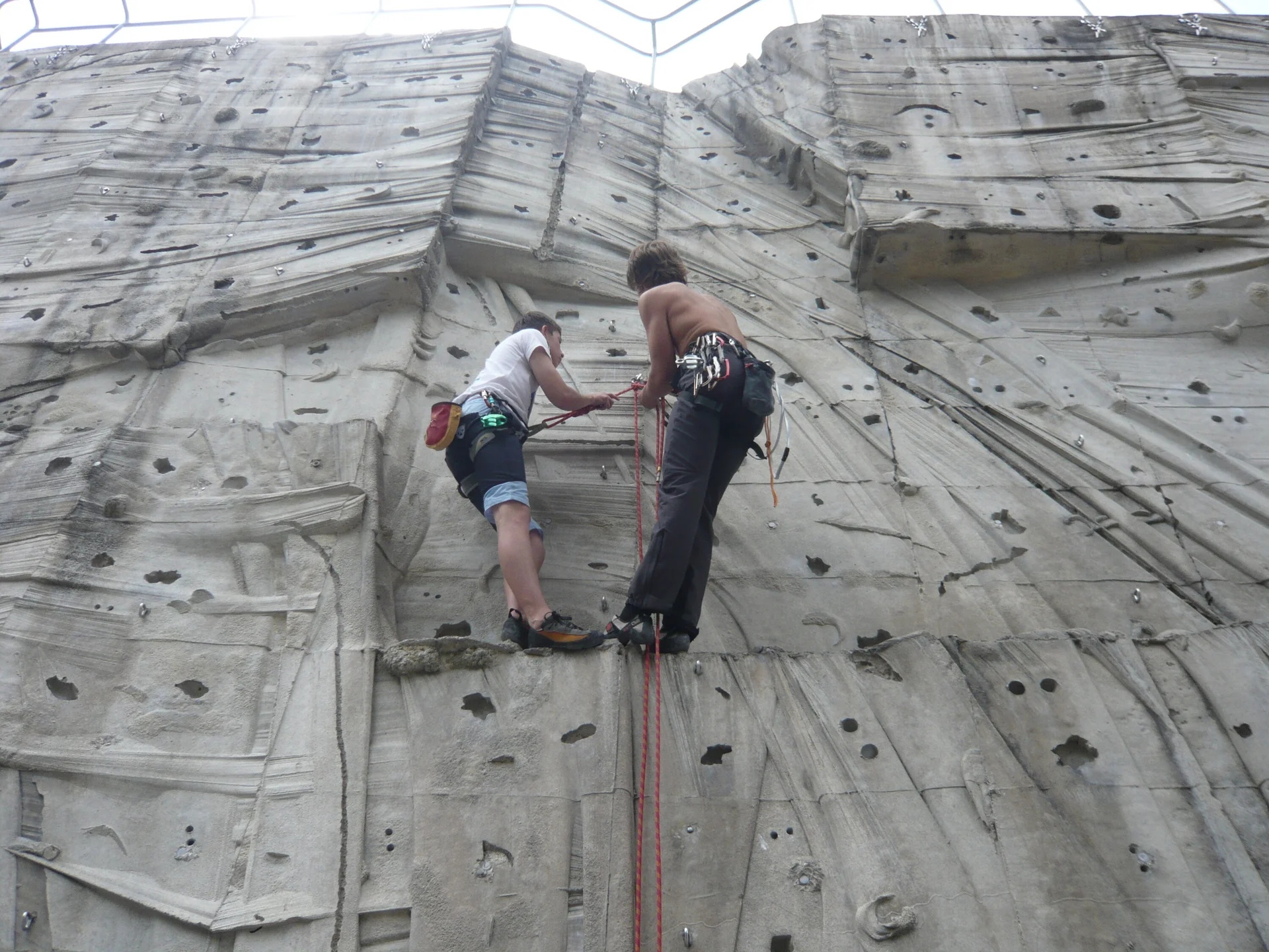 In der DAV Kletteranlage München/Thalkirchen | © Drexler Magarete