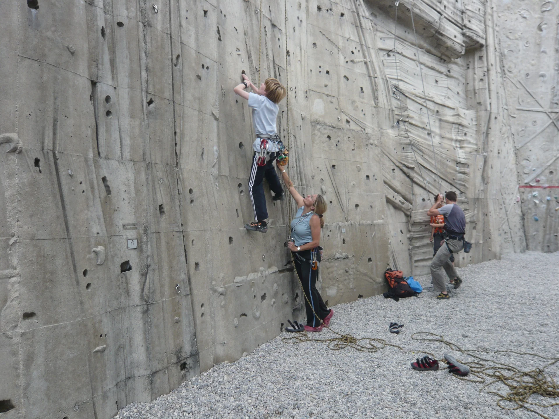 In der DAV Kletteranlage München/Thalkirchen | © Drexler Magarete