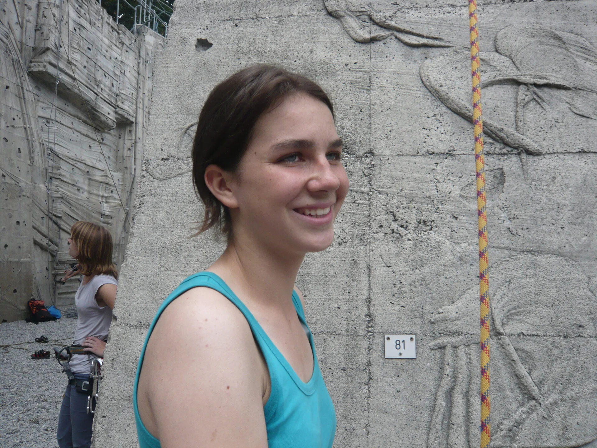 In der DAV Kletteranlage München/Thalkirchen | © Drexler Magarete