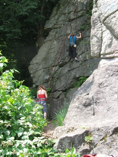 Klettergruppe am Inntalklettergarten | © Ludwig Able