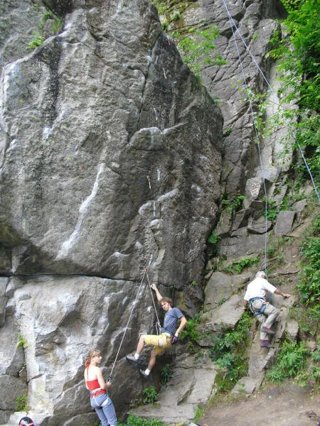 Klettergruppe am Inntalklettergarten | © Ludwig Able