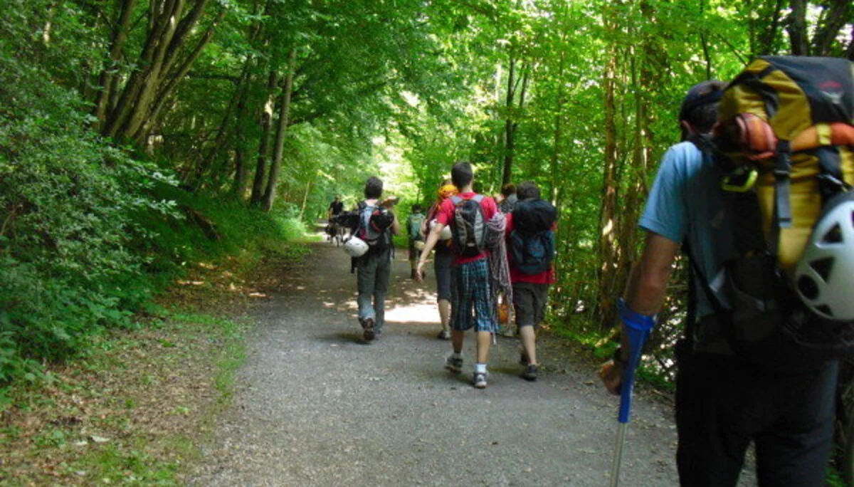 Klettergruppe am Inntalklettergarten | © Ludwig Able