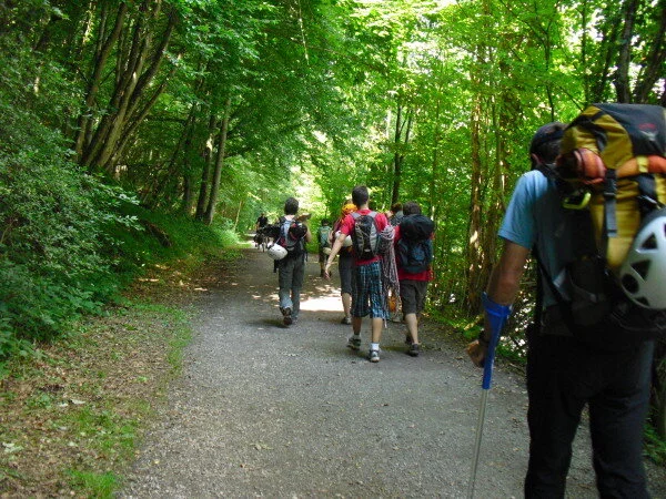 Klettergruppe am Inntalklettergarten | © Ludwig Able