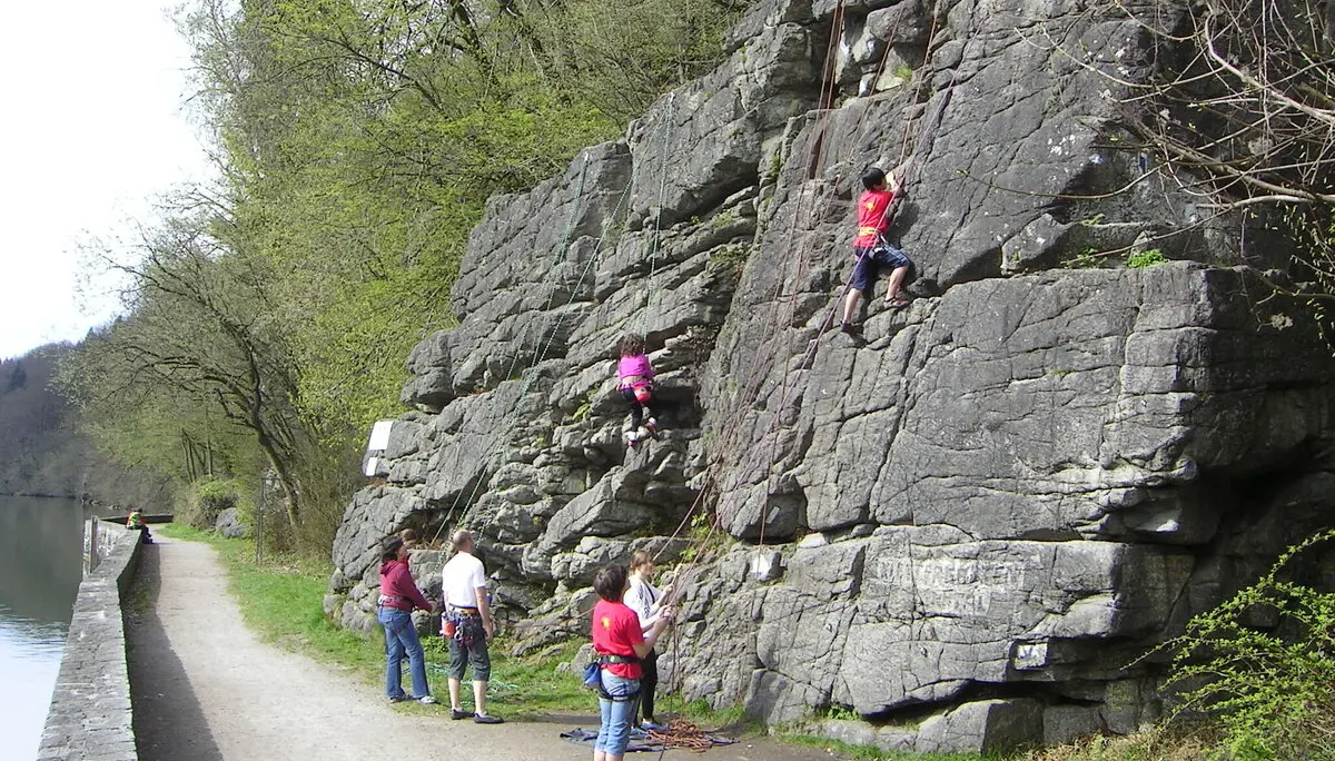Klettergruppe am Inntalklettergarten | © Widl Konrad