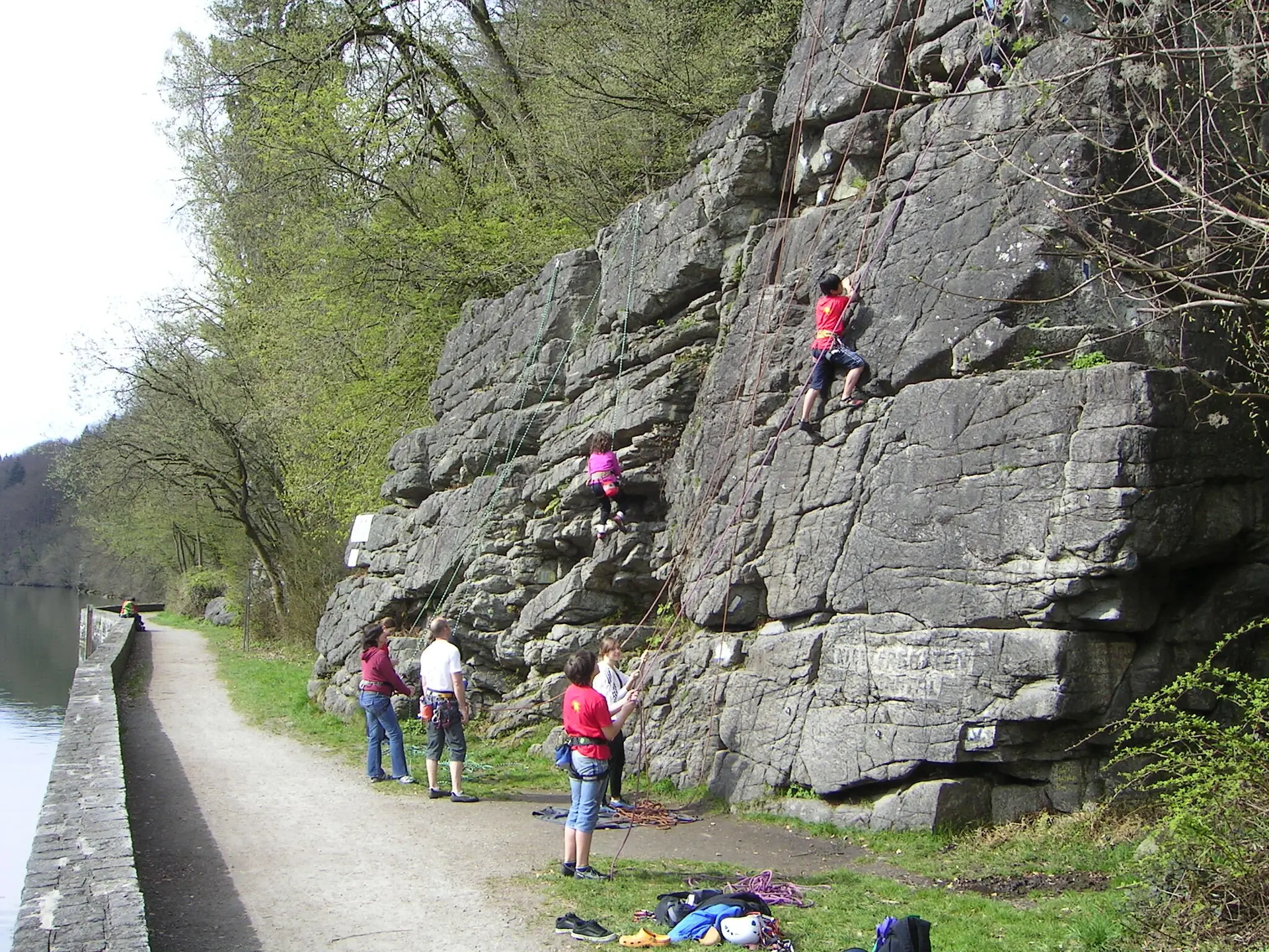 Klettergruppe am Inntalklettergarten | © Widl Konrad
