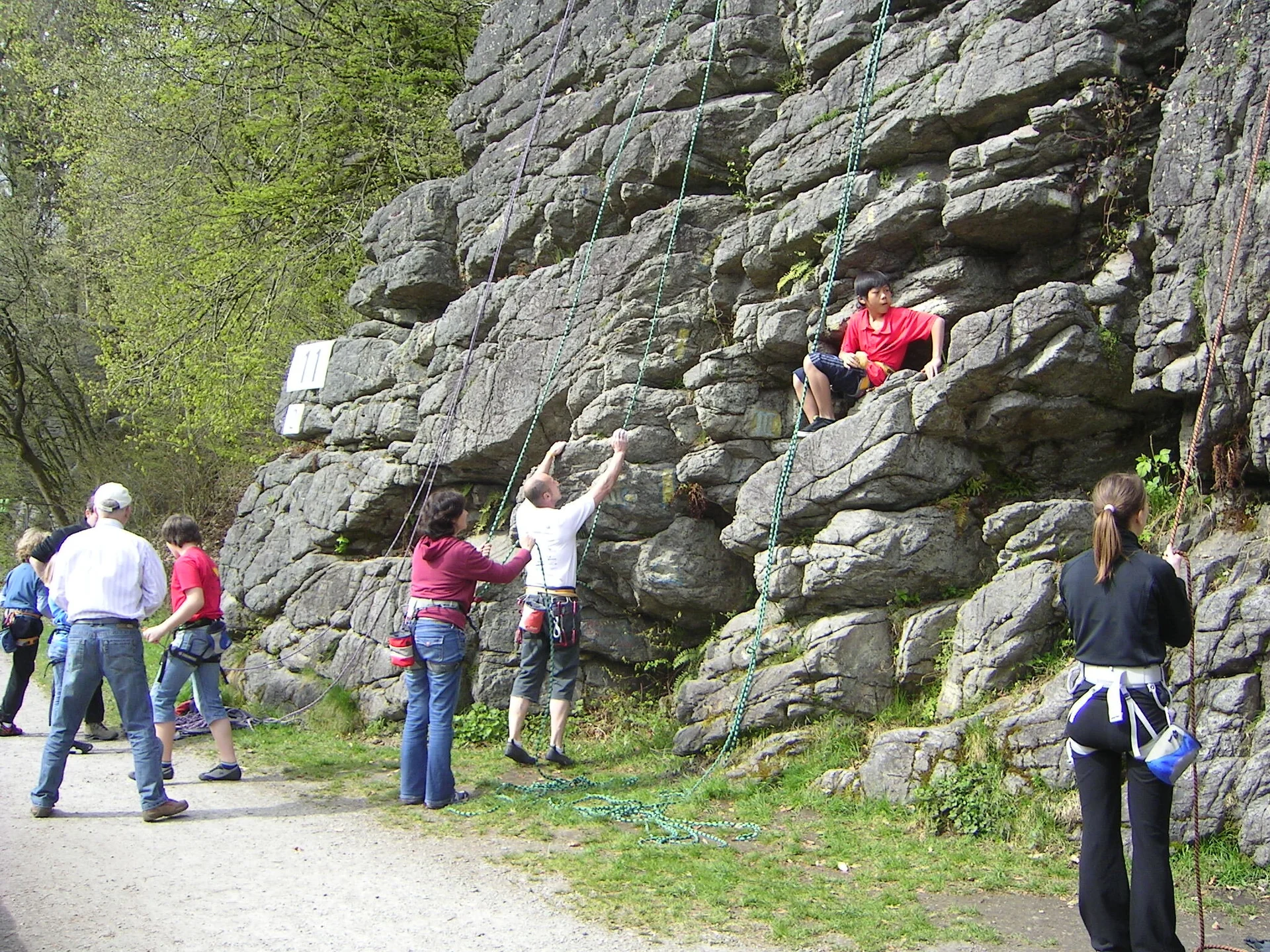 Klettergruppe am Inntalklettergarten | © Widl Konrad