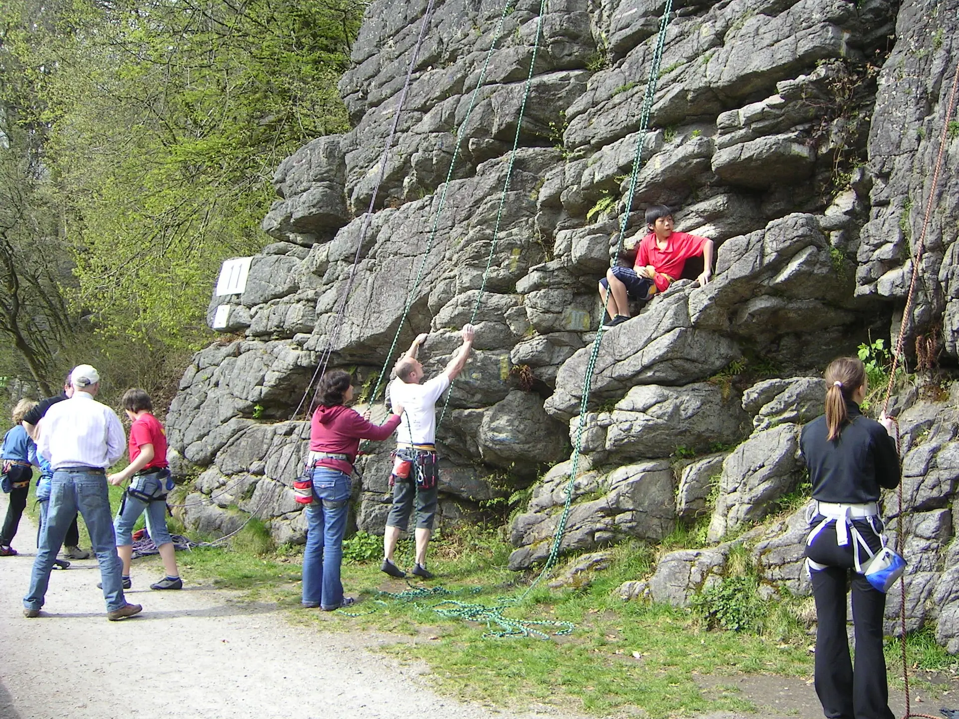 Klettergruppe am Inntalklettergarten | © Widl Konrad