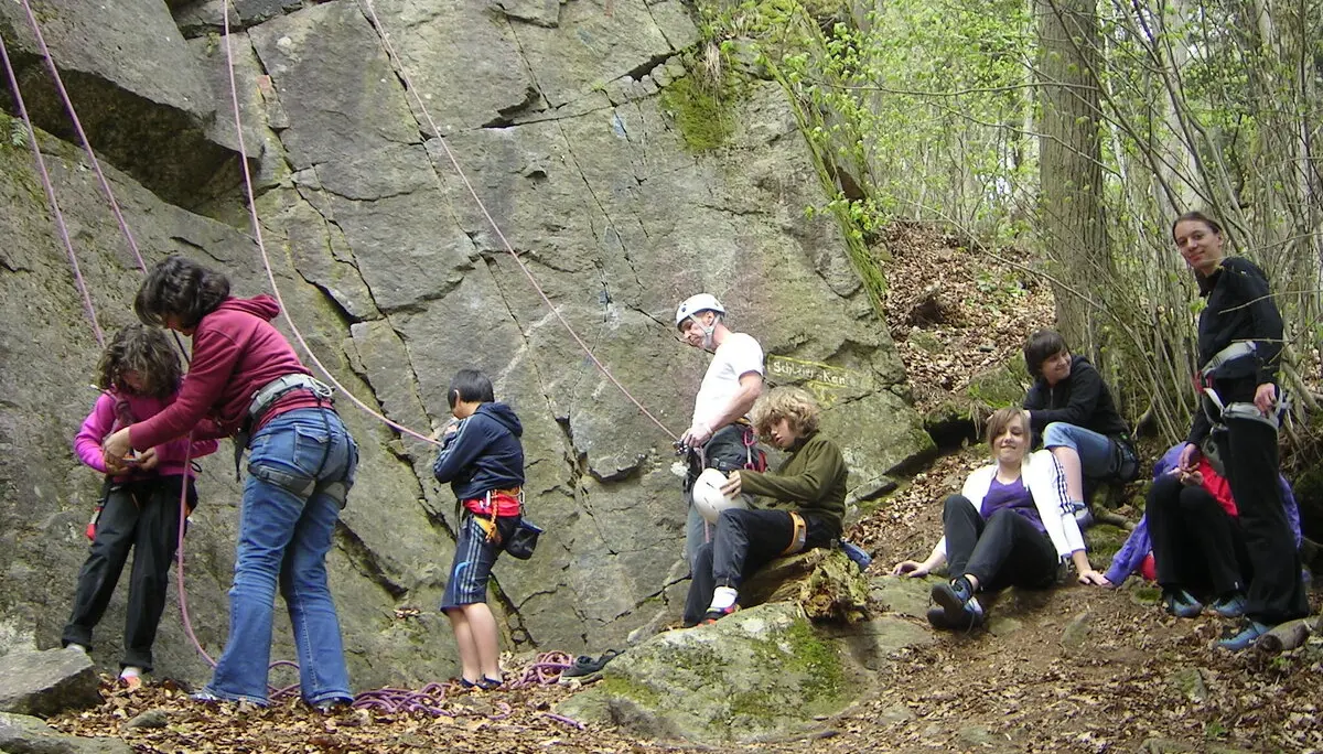 Klettergruppe am Inntalklettergarten | © Widl Konrad