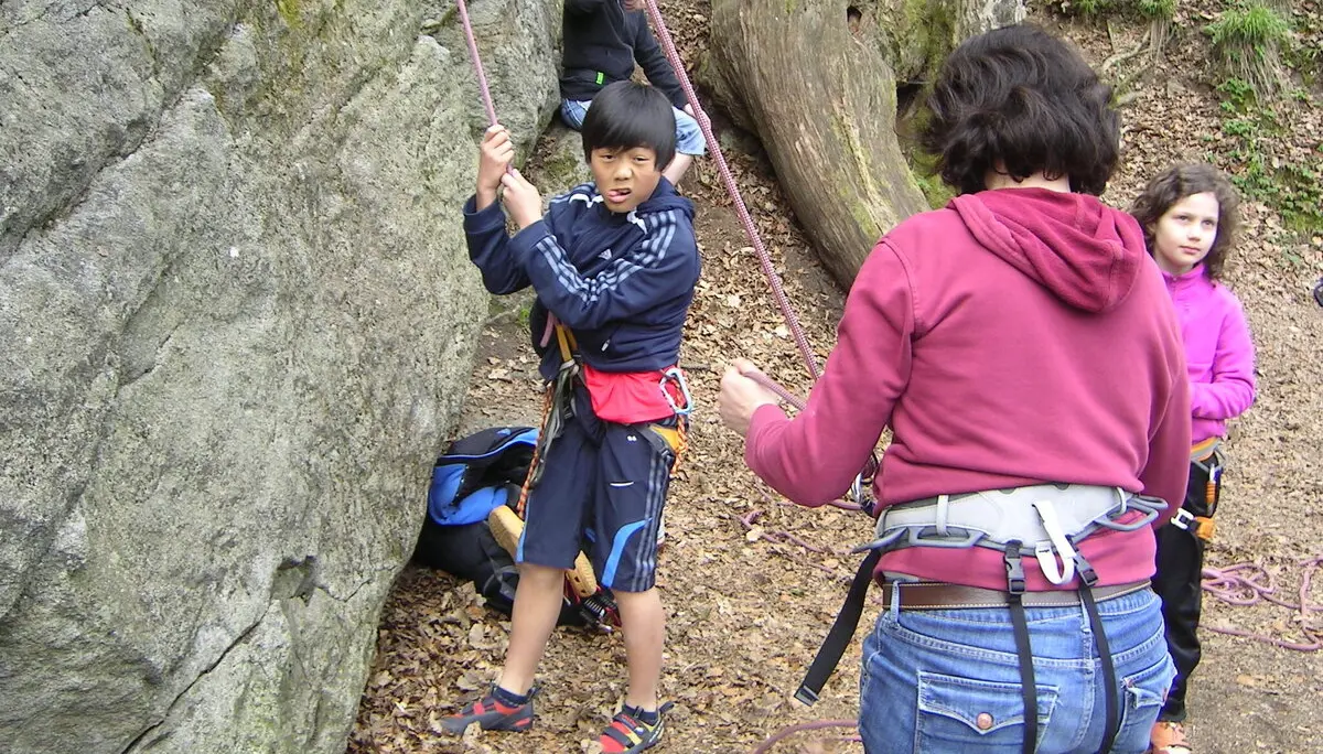 Klettergruppe am Inntalklettergarten | © Widl Konrad