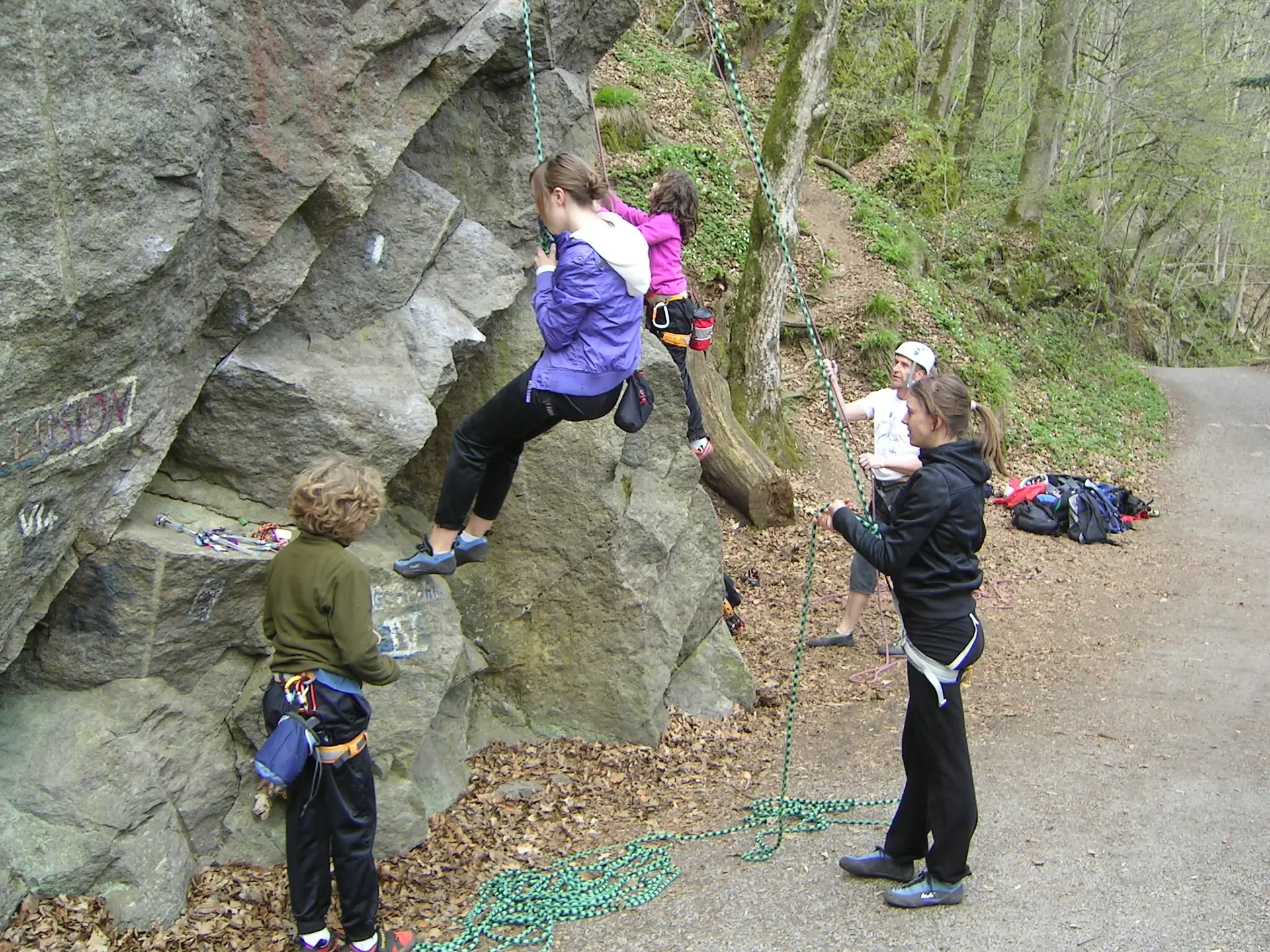 Klettergruppe am Inntalklettergarten | © Widl Konrad
