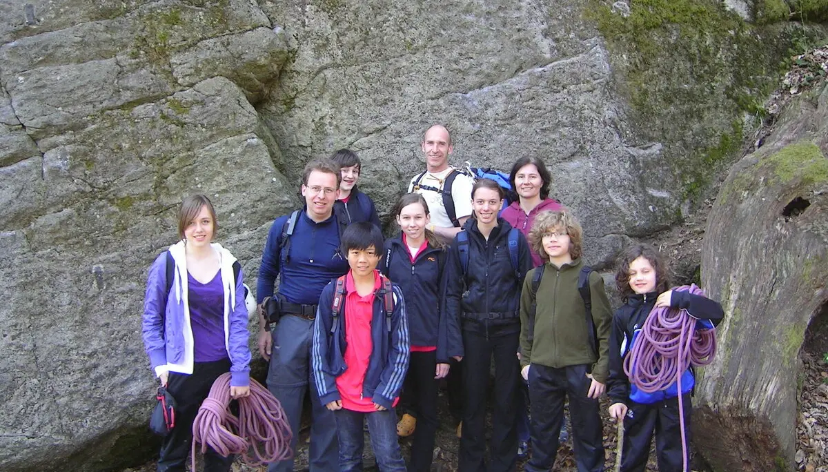 Klettergruppe am Inntalklettergarten | © Widl Konrad