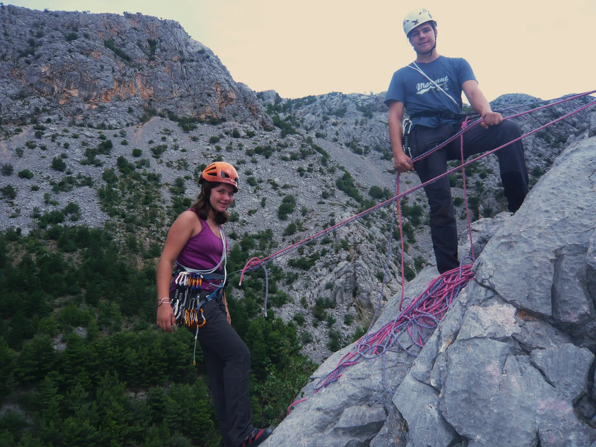 Klettern in der Paklenica in Kroatien | © Drexler Magarete