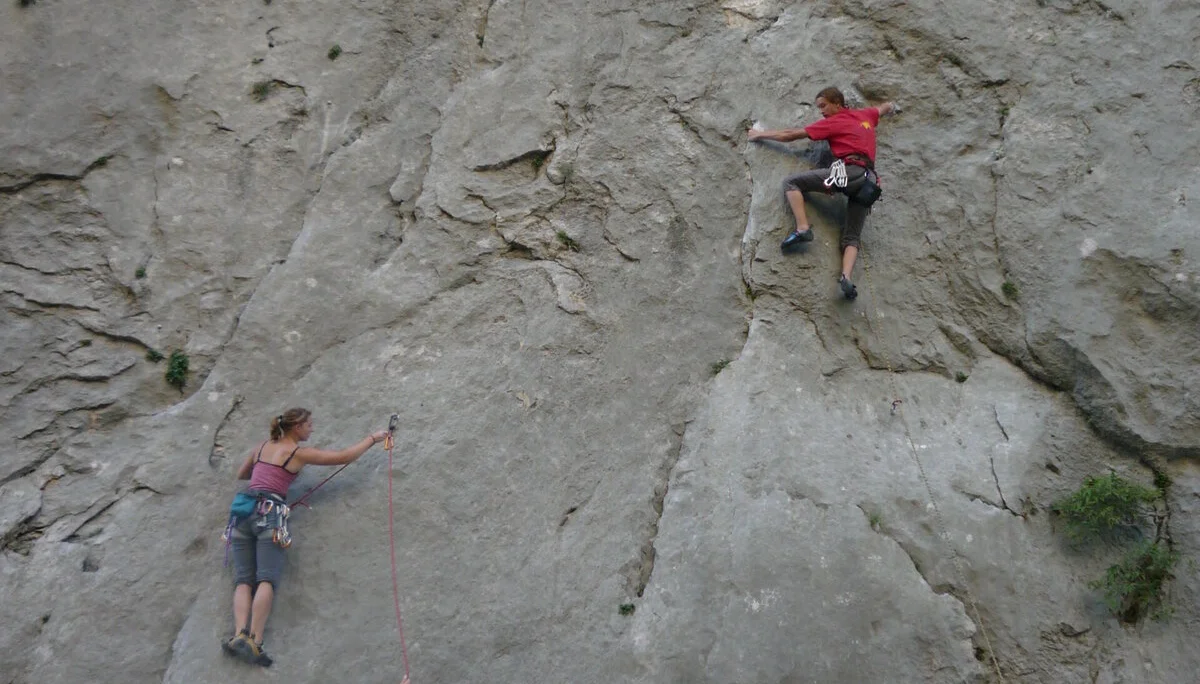 Klettern in der Paklenica in Kroatien | © Drexler Magarete