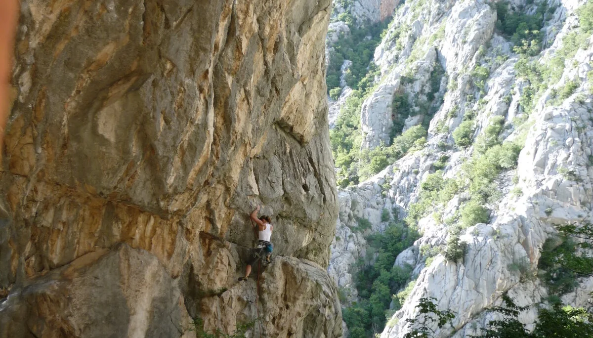 Klettern in der Paklenica in Kroatien | © Drexler Magarete