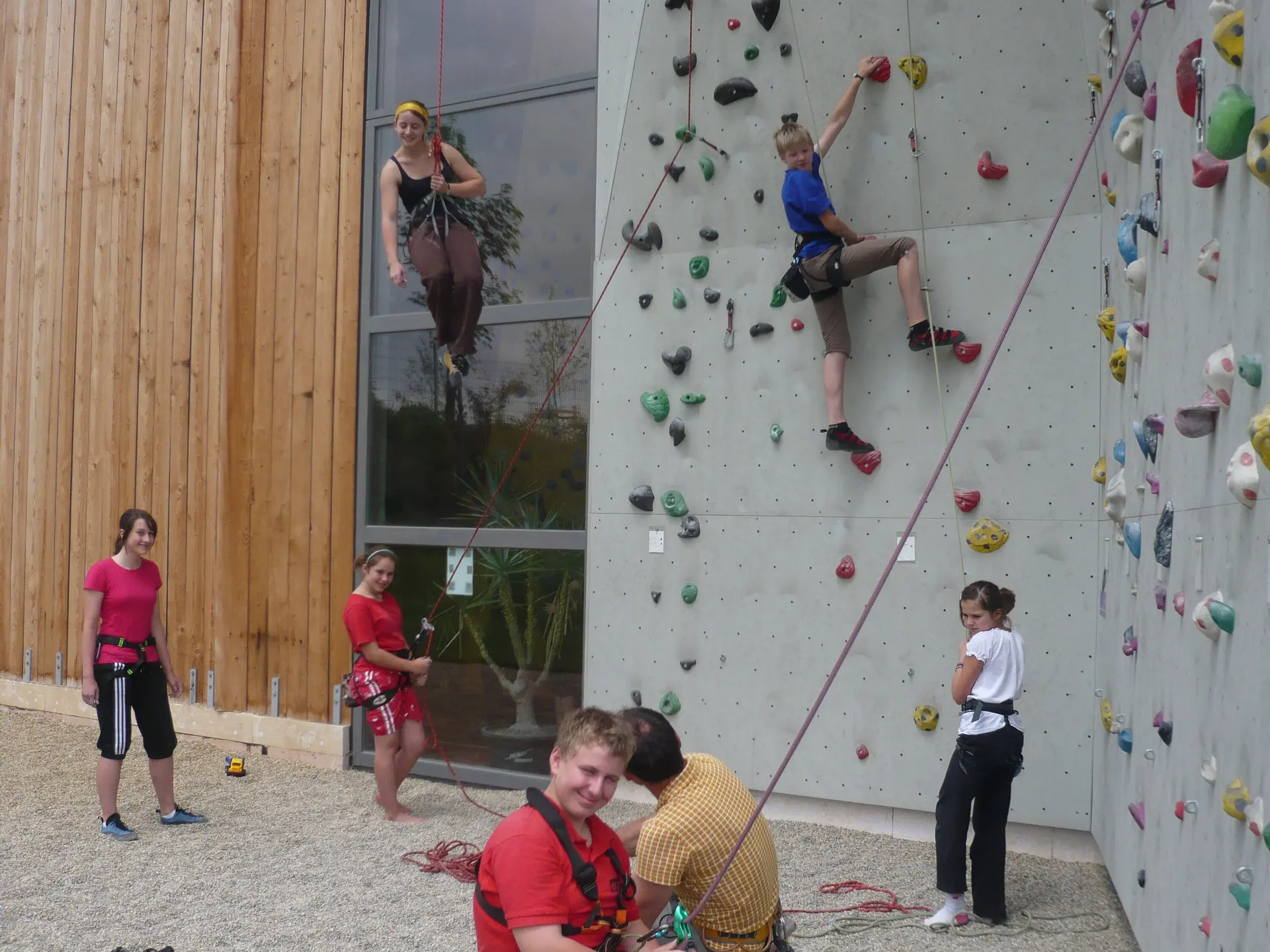 In der Kletterhalle des DAV Regensburg | © Drexler Magarete